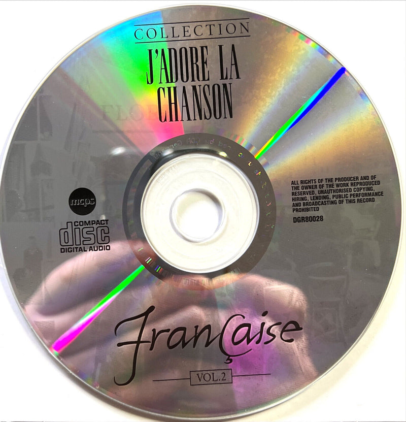 Compilation CD J'adore La Chanson Française Vol. 2
