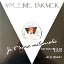 Mylène Farmer 12" Je T'aime Mélancolie - Réédition 2018