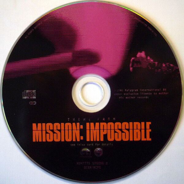 Adam Clayton & Larry Mullen CD Single Theme From Mission: Impossible - France
