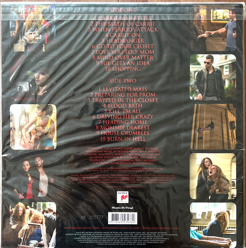 Marco Beltrami LP Carrie (Original Score) - Bloody Red Vinyl 1000 copies