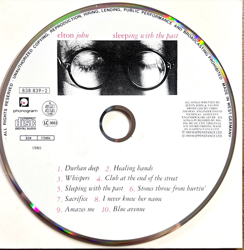 Elton John CD Sleeping With The Past
