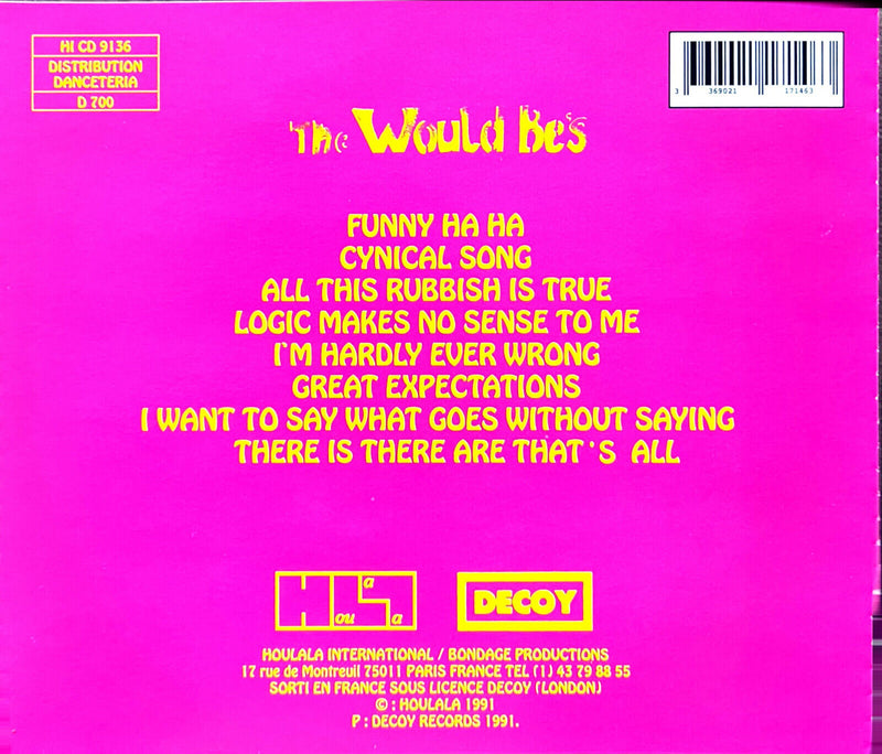 The Would Be's CD Silly Songs For Cynical People