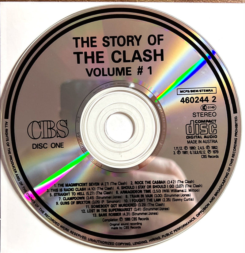 The Clash 2xCD The Story Of The Clash Volume 1