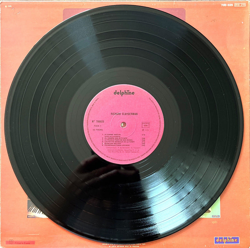 Richard Clayderman LP A Comme Amour - Les Fleurs Sauvages