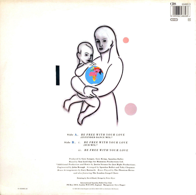 Spandau Ballet 12" Be Free With Your Love - Europe (VG/M)