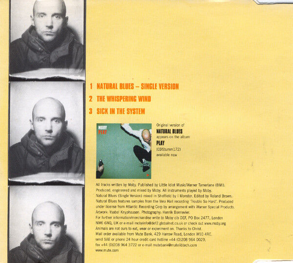 Moby Maxi CD Natural Blues - Vol.1 - UK (M/M)