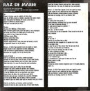Saïan Supa Crew ‎CD Single Raz De Marée - France (EX/EX)