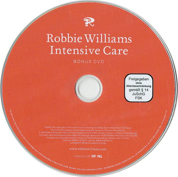 Robbie Williams ‎CD+DVD Intensive Care - Special Edition - Europe (M/M)