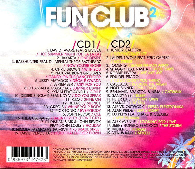 Compilation 2xCD Fun Club 2