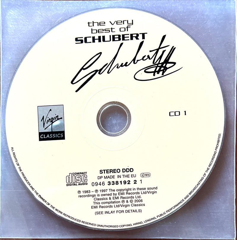 Schubert 2xCD The Very Best Of Schubert