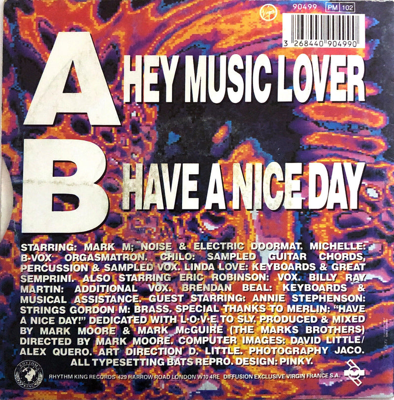 S'Xpress 7" Hey Music Lover - France (VG+/EX)