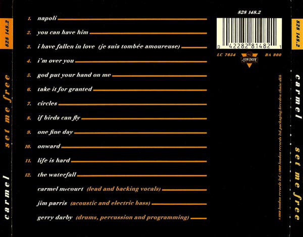 Carmel CD Set Me Free - Europe (EX/M)