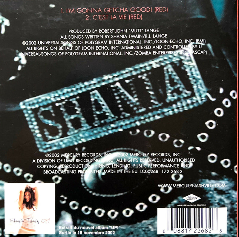 Shania Twain CD Single I'm Gonna Getcha Good!