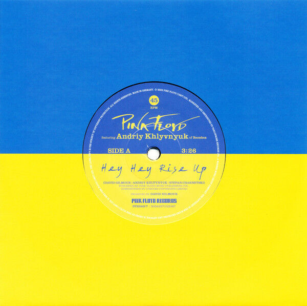 Pink Floyd Featuring Andriy Khlyvnyuk 7" Hey Hey Rise Up - Limited Edition