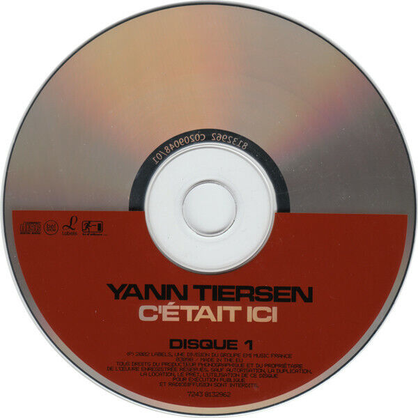 Yann Tiersen ‎2xCD C'était Ici - Europe (VG+/VG)