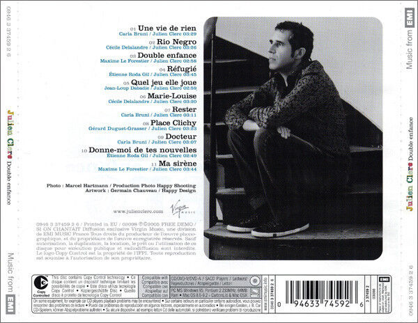 Julien Clerc ‎CD Double Enfance - Copy Protected - Europe (M/M)