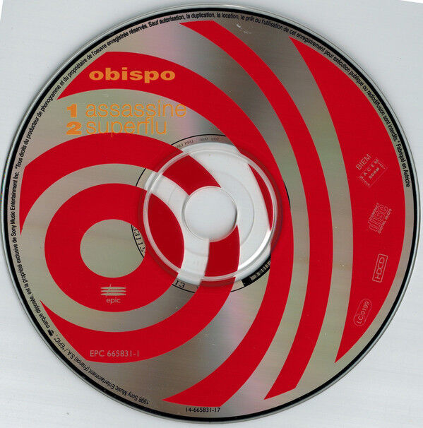 Pascal Obispo CD Single Assassine - France (EX/EX+)