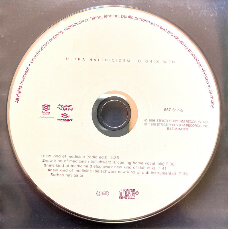 Ultra Naté ‎Maxi CD New Kind Of Medicine - Germany (EX+/EX+)