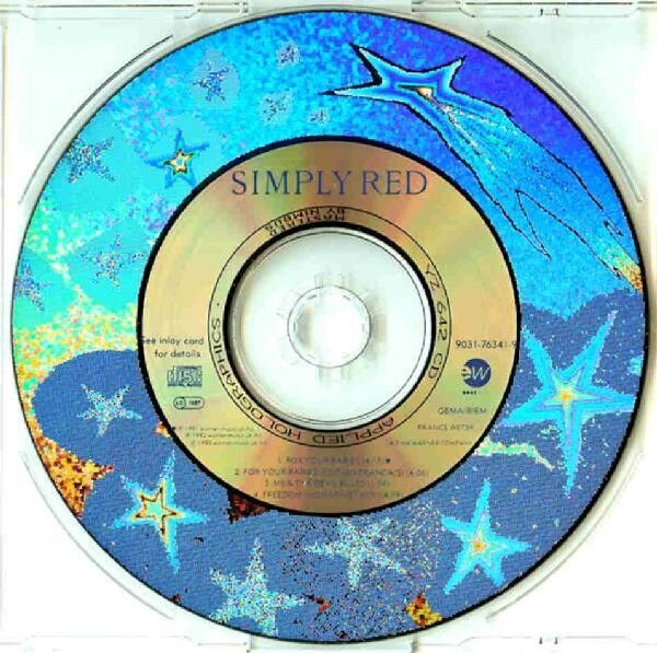 Simply Red Maxi CD For Your Babies - Collectors Edition Holographic Disc -