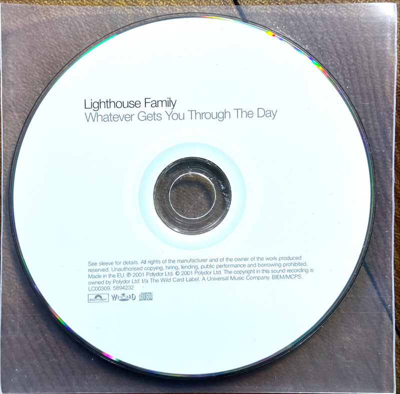 Lighthouse Family CD Whatever Gets You Through The Day