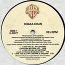 Chaka Khan ‎12" Love You All My Lifetime - USA (VG+/VG+)