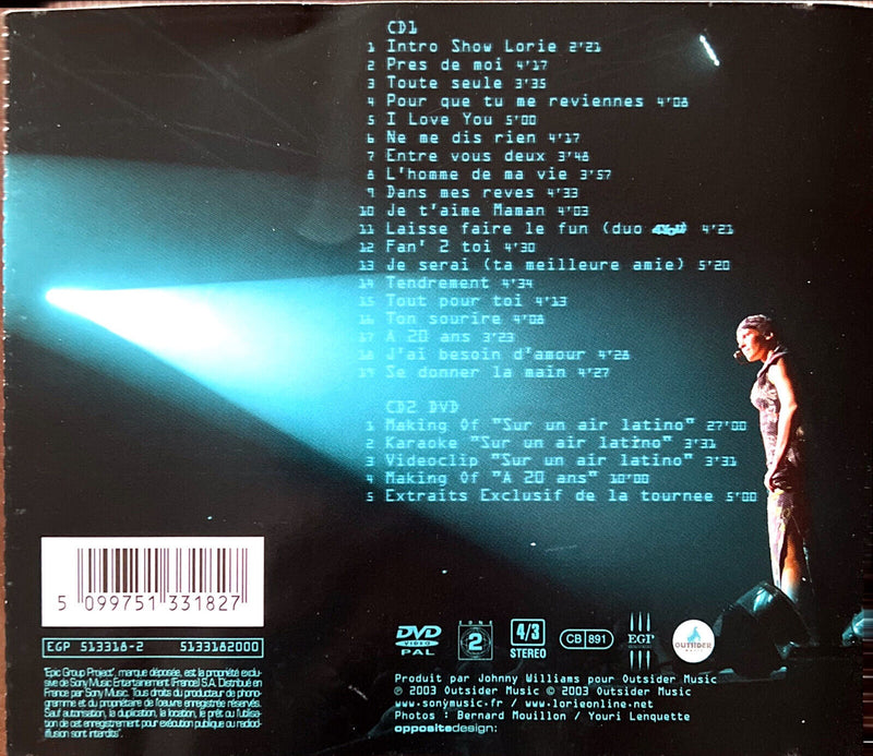 Lorie CD + DVD Live Tour