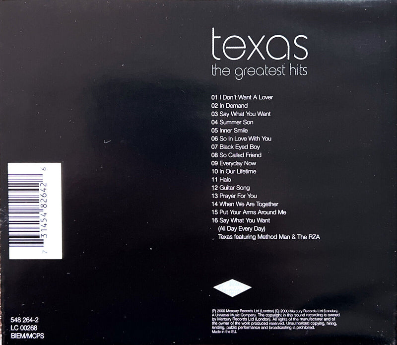 Texas CD The Greatest Hits