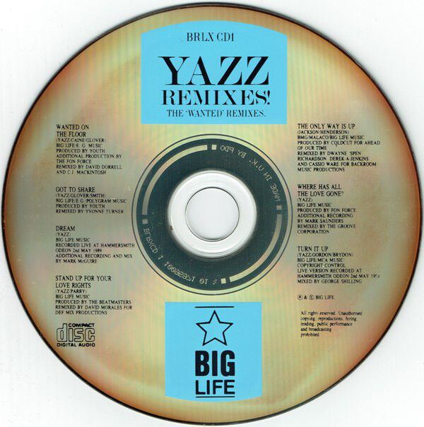 Yazz ‎CD The 'Wanted' Remixes! - UK (EX/EX+)