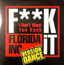 Florida Inc. ‎CD Single F**k It (I Don't Want You Back) - France (VG+/EX+)