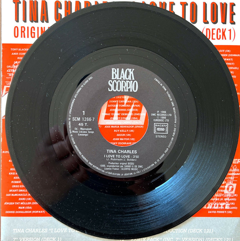 Tina Charles 7" I Love To Love - France