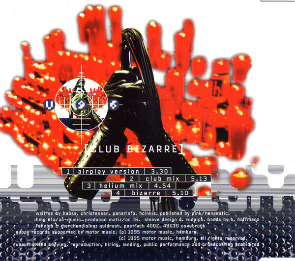 U96 ‎Maxi CD Club Bizarre - Europe (M/M)