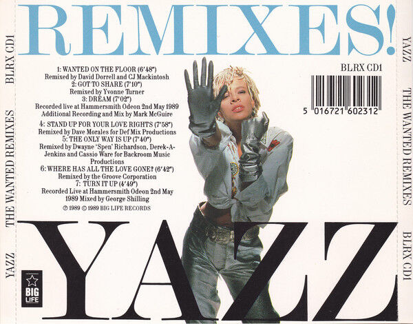 Yazz ‎CD The 'Wanted' Remixes! - UK (EX/EX+)