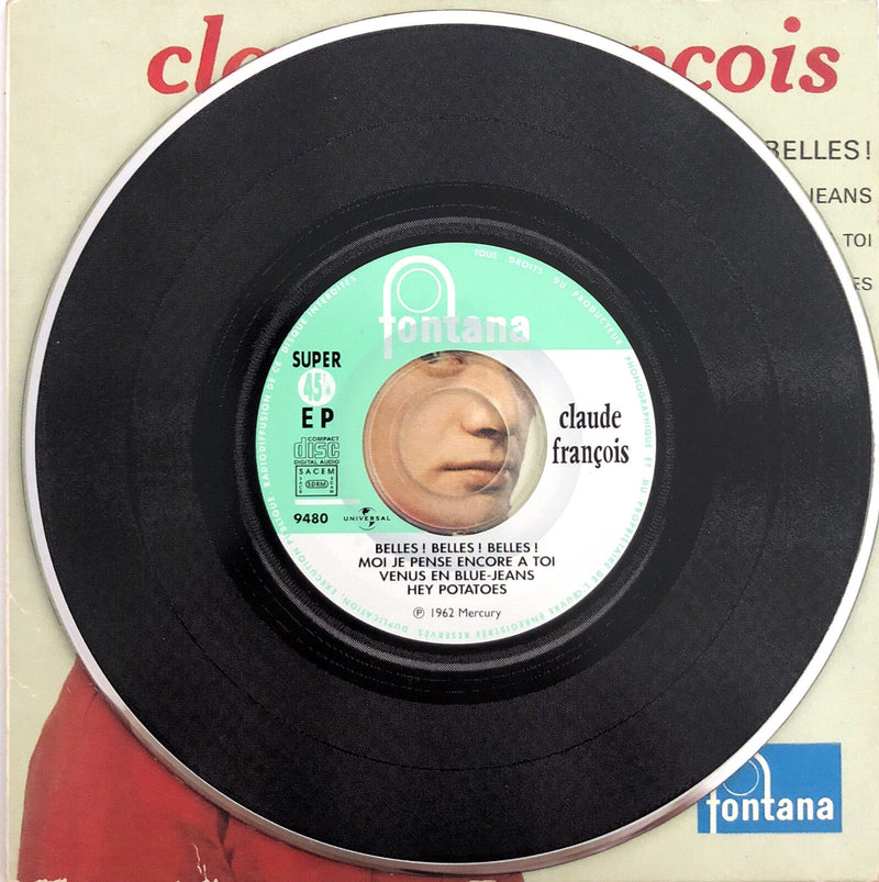 Claude François CD Single Belles! Belles! Belles! - Vinyl Replica - France