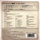 Christophe Mali CD EP Extraits de Son Premier Album "Je Vous Emmène" - Promo