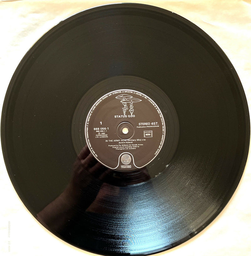 Status Quo 12" In The Army Now - France