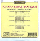 Johann Sebastian Bach CD Concertos2, 3, 4 Harpsichords