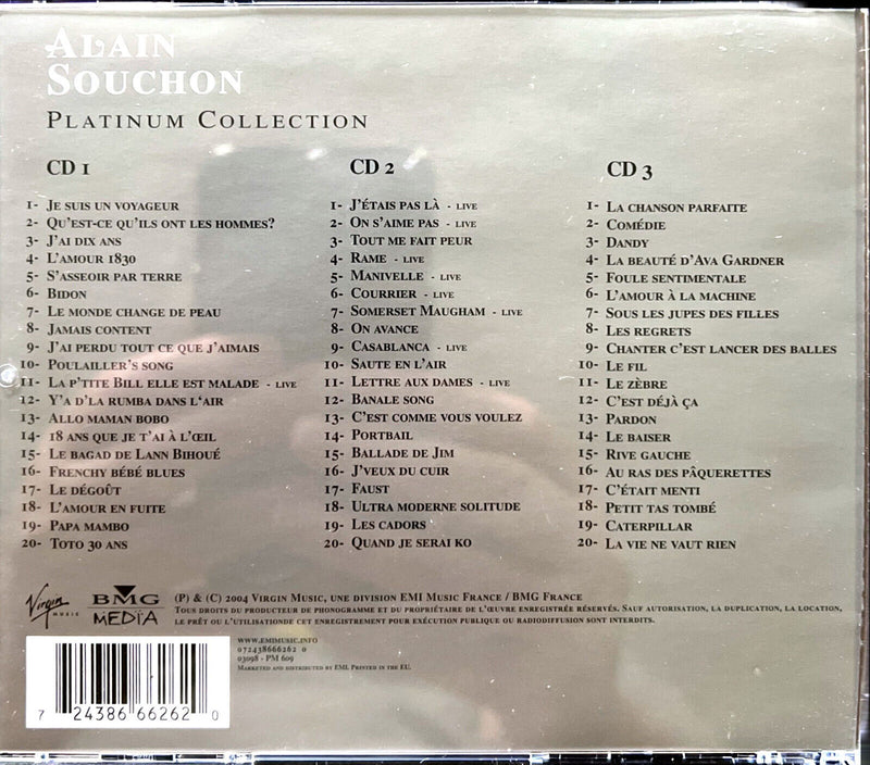 Alain Souchon 3xCD Platinum Collection