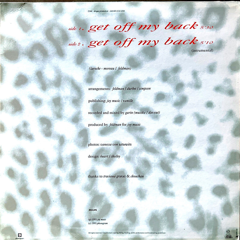 Laroche 12" Get Off My Back - Promo