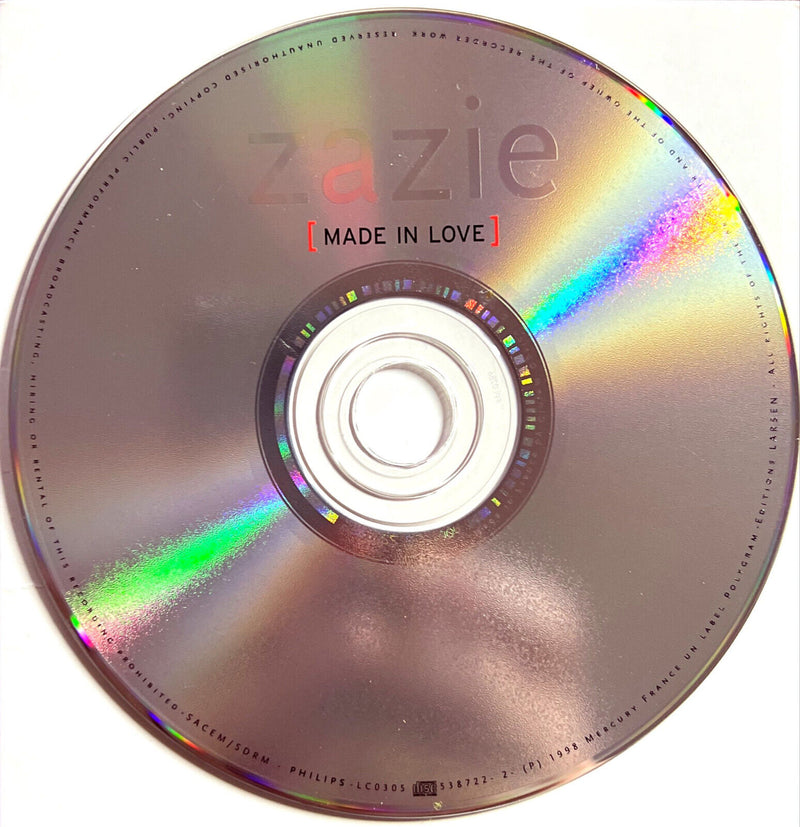 Zazie CD Made In Love