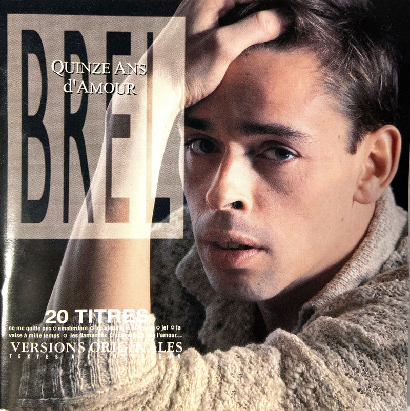 Jacques Brel CD Quinze Ans D'Amour - France (EX+/EX+)