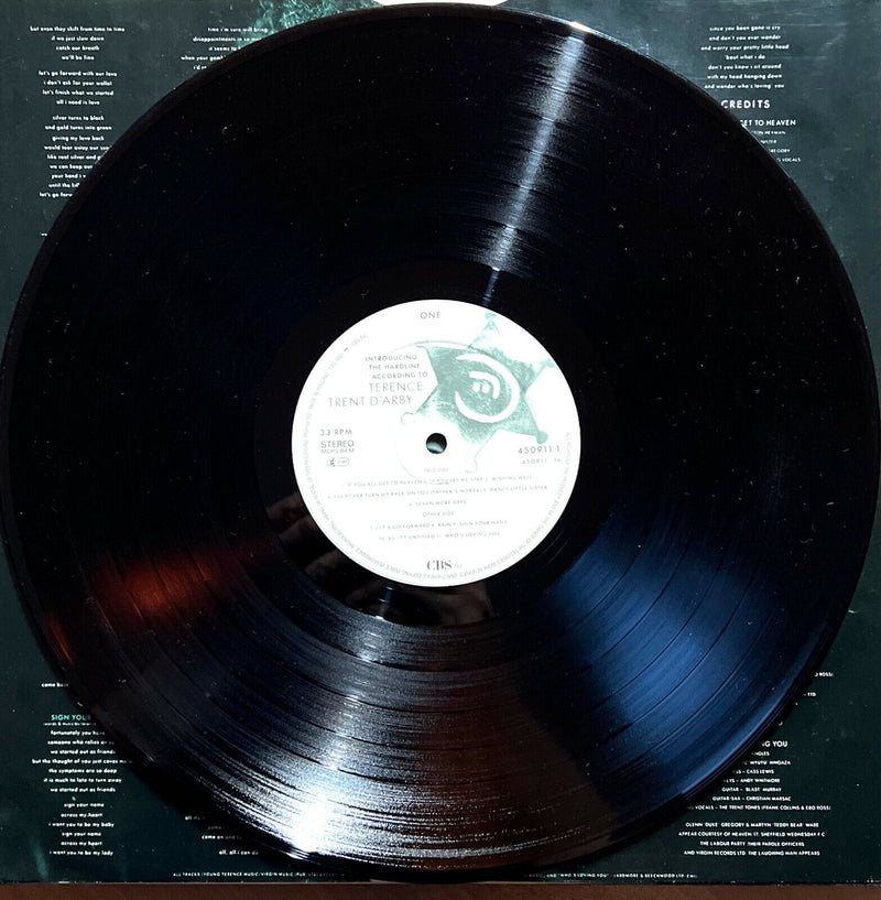 Terence Trent D'Arby LP Introducing The Hardline According To Terence Trent D'Ar