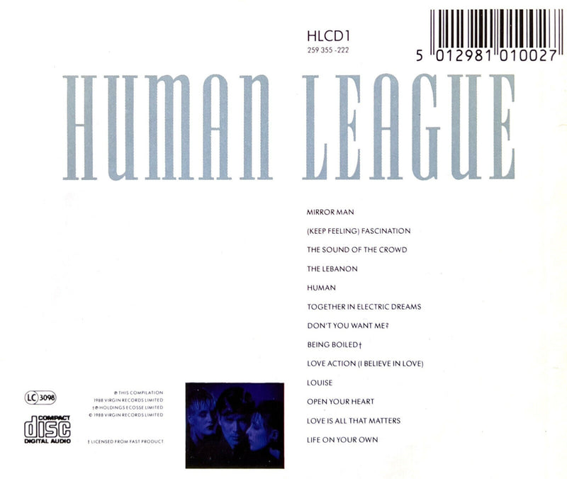 The Human League CD Greatest Hits