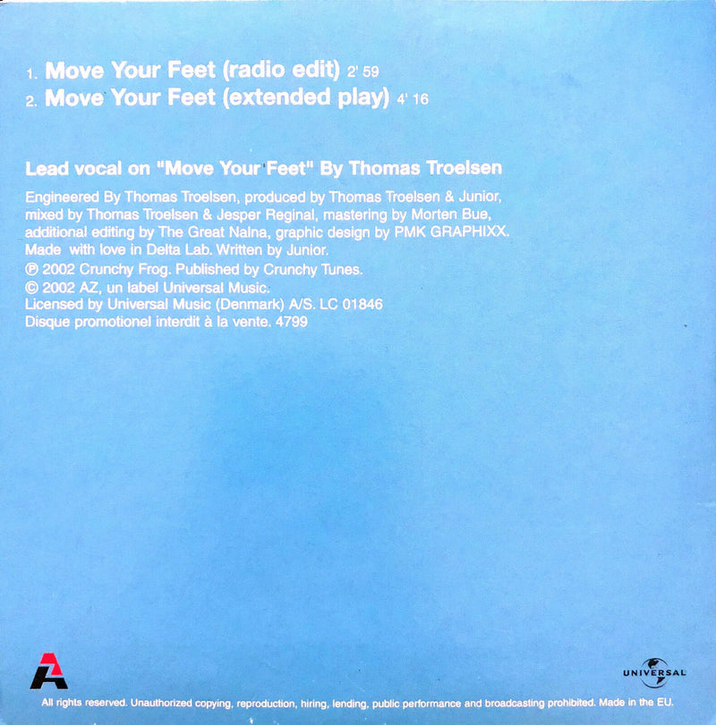 Junior Senior ‎CD Single Move Your Feet - Promo - France (EX/EX+)