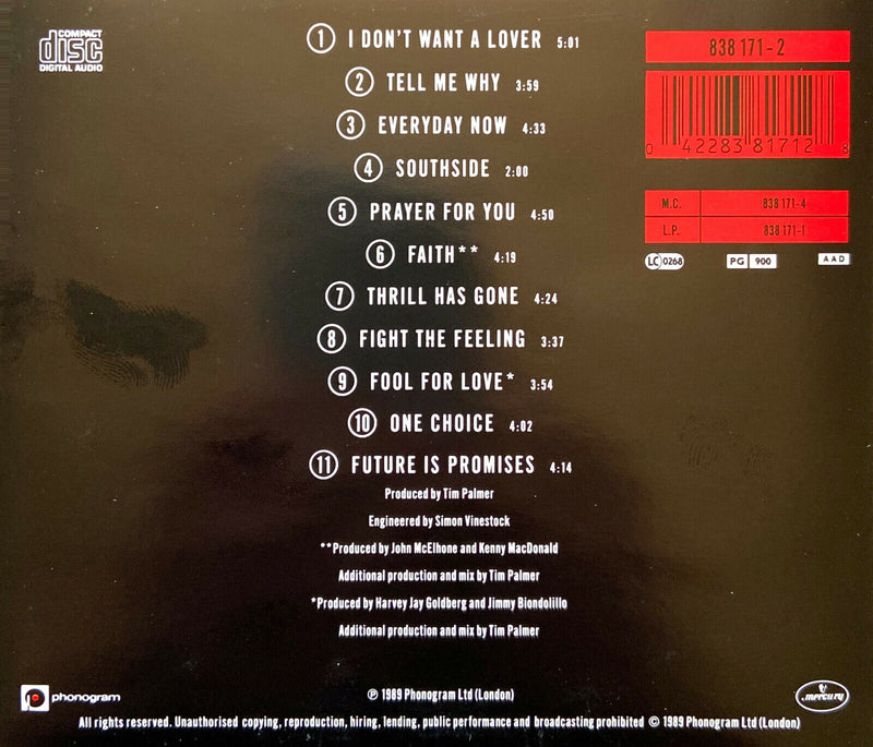 Texas ‎CD Southside - Europe (EX/VG+)