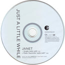 Janet CD Single Just A Little While - France (VG+/VG+)