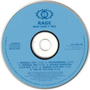 Rage ‎Maxi CD Why Don't You - UK (M/VG+)