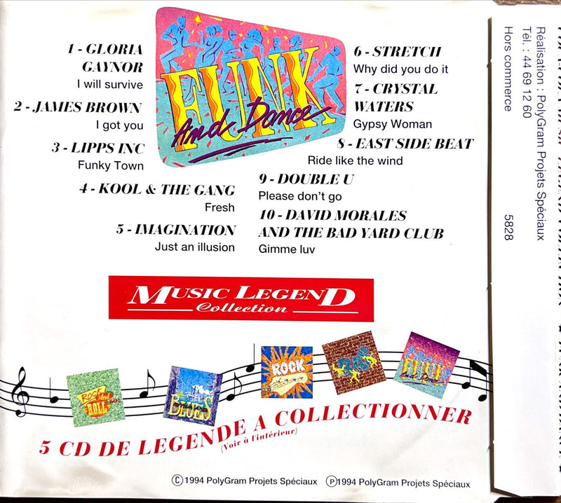 Compilation CD Coca-Cola Music Legend Collection - Funk And Dance