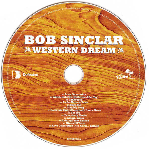 Bob Sinclar ‎CD+DVD Western Dream - UK (M/M)