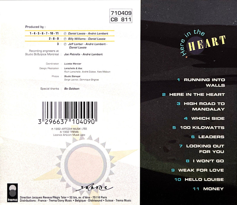 Daniel Lavoie CD Here In The Heart