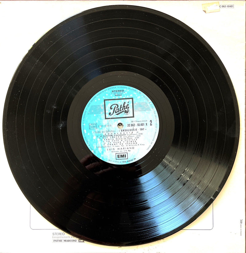 Luis Mariano LP Toutes Ses Opérettes N°1
